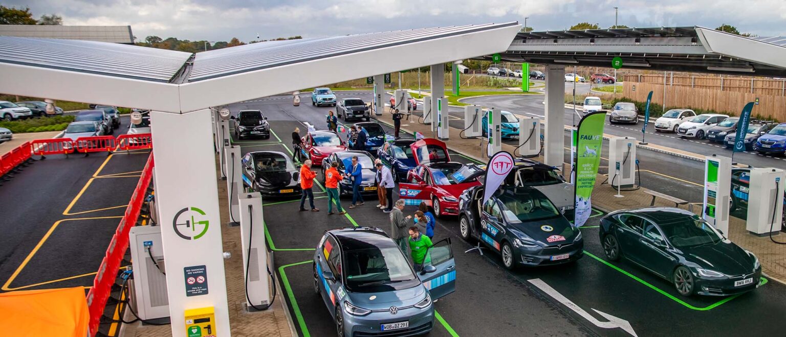 Electric Vehicle drivers in England COP26 agreement on more